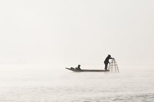Dvojice na Inle Lake