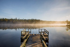 Příprava na ranní koupel v Tajze